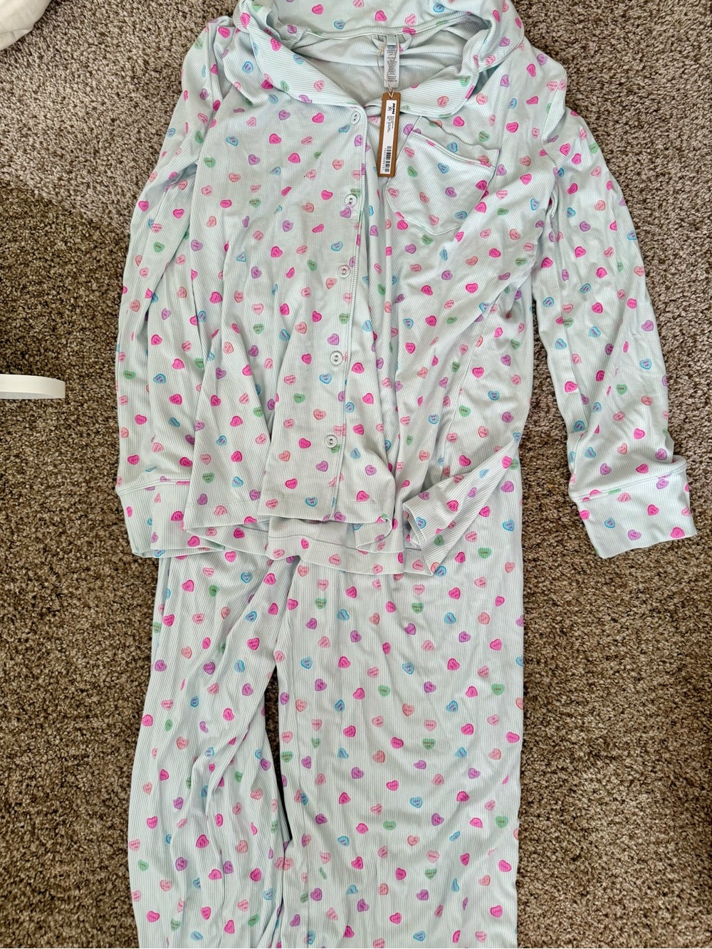 SKIMS Women's Candy Heart-Print Pajama Set - Sold Out / Limited Edition